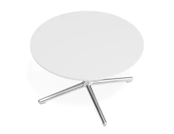 Place Coffeetable 700dia White Chrome