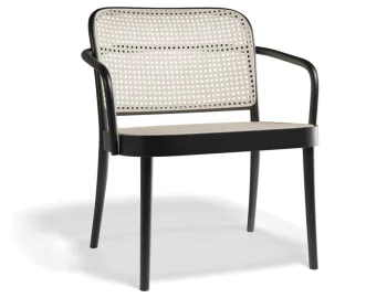 811 Lounge Armchair Black