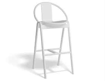 Again Barstool 75cm Seatpad Whitepigment Prince