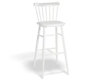 Ironica Barstool 80cm Pad Whitepigment Prince