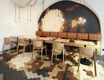 Leaf Chair Upholstered Insitu