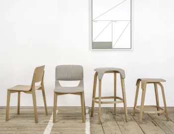 Leaf Chair Upholstered Insitu