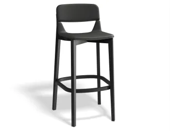 Leaf Barstool Pad Blackgrain Mdr
