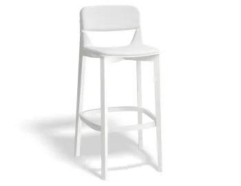 Leaf Barstool Pad Whitepigment Prince