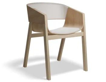 Merano Armchair Seatbackpad Oak Fargo