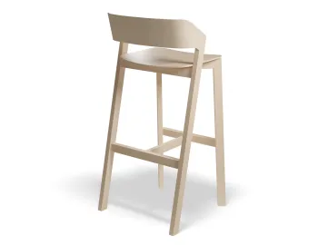 Merano Barstool Beech Back