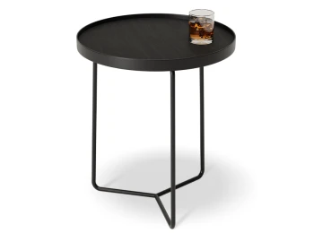 Alora Side Table All Black Drink