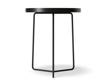 Side View Alora All Black Side Table