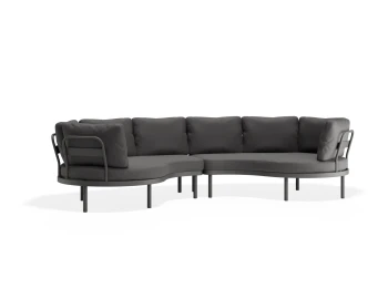 Aluna Outdoorsofa Configc Charcoal Darkgrey