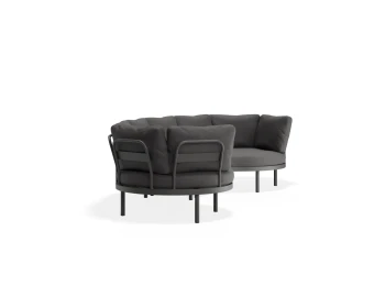 Aluna Outdoorsofa Configc Charcoal Darkgrey