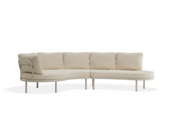 Aluna Outdoorsofa Configa Flipped Latte Husk