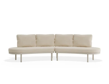 Aluna Outdoorsofa Configb Latte Husk