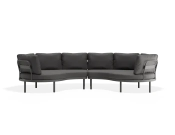 Aluna Outdoorsofa Configc Charcoal Darkgrey