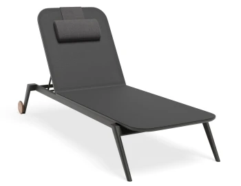 Amalfi Sunlounge Slingcushion Charcoal
