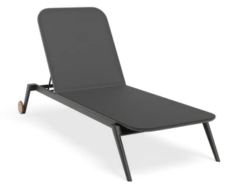 Amalfi Sunlounge Charcoal