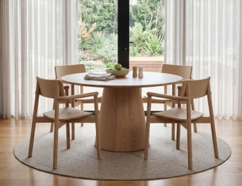 Round Table With Armchairs