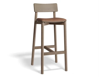 Andi Barstool Pad Walnut Tanpu