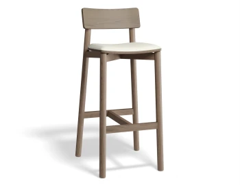 Andi Barstool Pad Walnut Whitepu