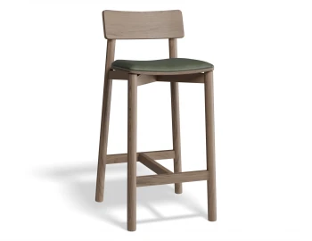 Andi Kitchenstool Pad Walnut Green