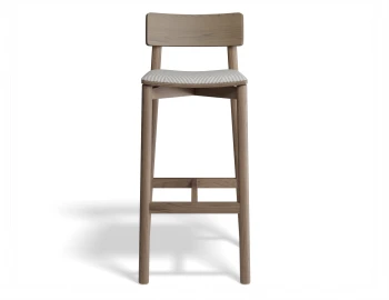 Andi Barstool Pad Walnut Herringbone