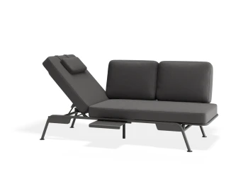 Arla 3seater Charcoal Darkgrey