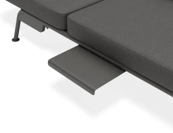 Arla 3seater Charcoal Darkgrey