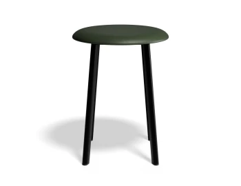 Atlas Lowstool Blackframe PU Green