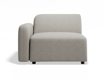 Atticus 1seaterleftarmrest Oystergrey