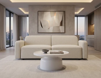 2 Seat Sofa With Coffee Table
