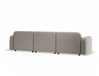 Atticus 3seater Oystergrey