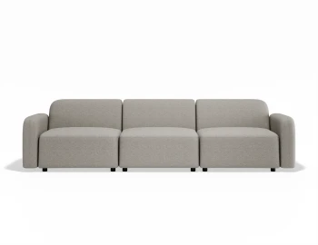 Atticus 3seater Oystergrey