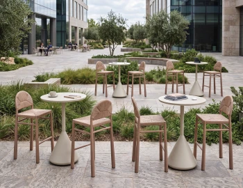 Outdoor Rope Stools At Workplace New