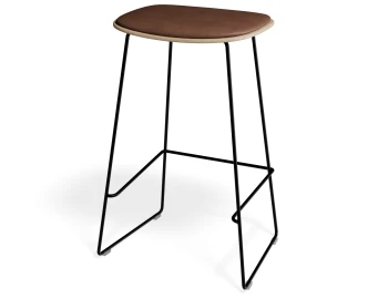 Elvav2 Kitchenstool Padded Ash Black Tanpu
