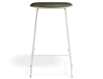 Elvav2 Kitchenstool Padded Ash White Greenpu
