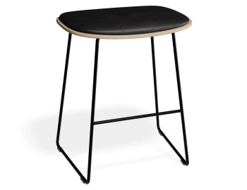 Elva Lowstool Padded Ash Black Blackpu