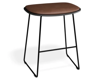 Elva Lowstool Padded Black Black Tanpu