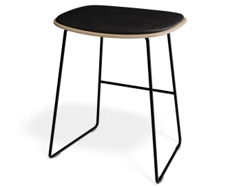 Elva Lowstool Padded Ash Black Blackpu