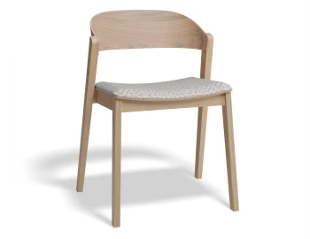 Grayson Chair Pad Natural Geometricpattern