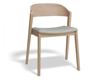 Grayson Chair Pad Natural Herringbone
