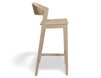 Grayson 65cm Barstool Natural Side