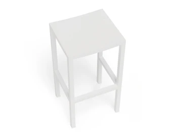 Barstool White Outdoor