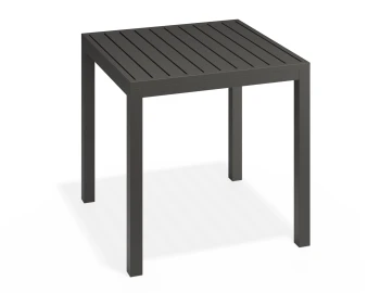 Halki Table 77x77 Charcoal