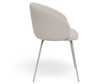 Henley Chair Metalleg Beigefawn Grey