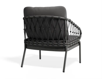Kara Loungechair Charcoal