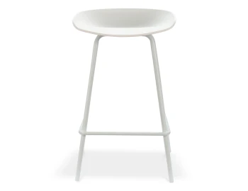 Kobe Metal Legs White Front