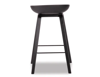 KOBE Stool Black Ash Shell Seat