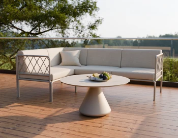 Kora Coffeetable 90cm Latte Dune