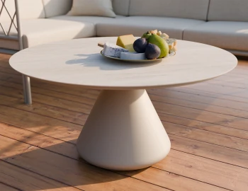 Kora Coffeetable 90cm Latte Dune