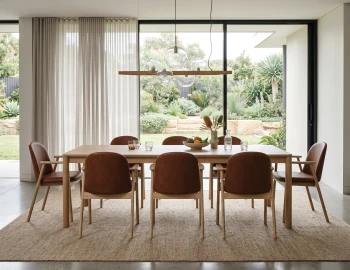 Tan Leather Arm Chair