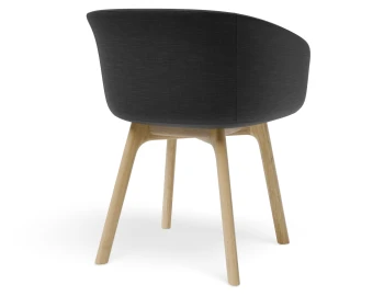 Lonsdale Armchair Naturalframe Black